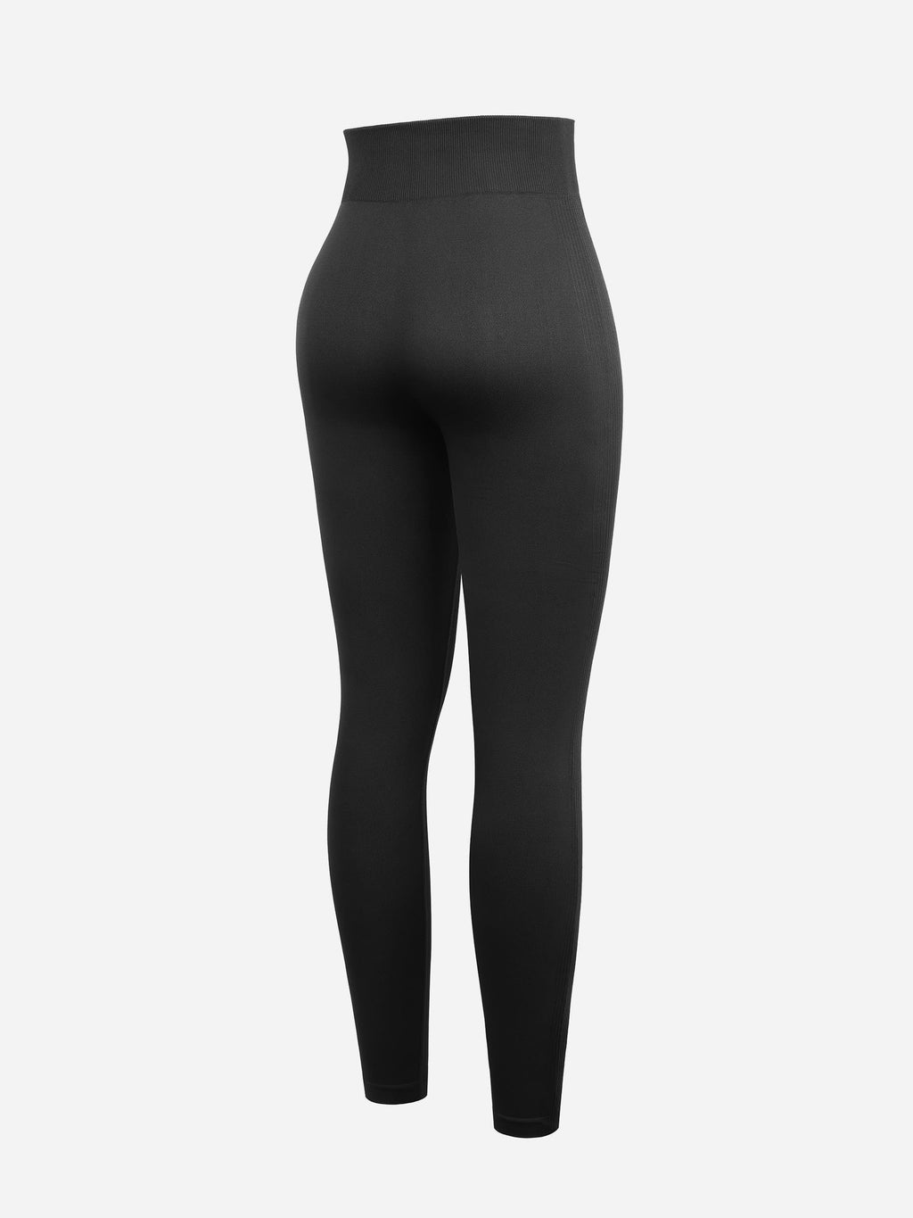 Lya wears Seamless High Waisted Yoga Leggings for Tummy Control and Leg Sculpting