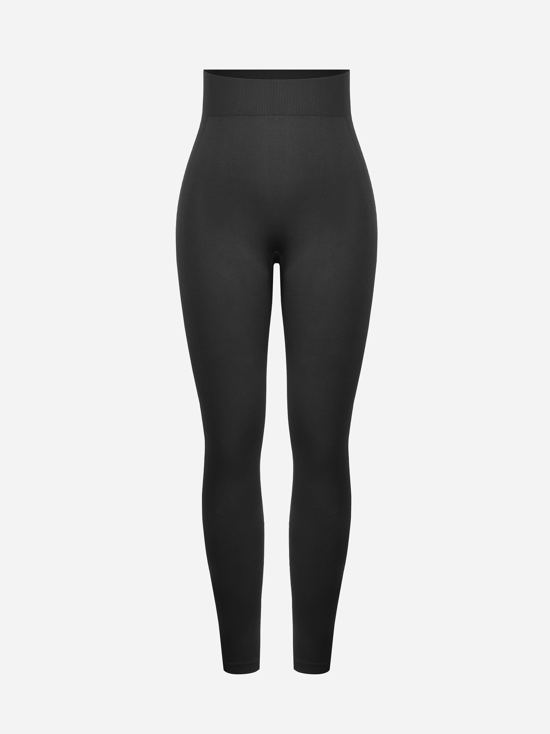 Lya wears Seamless High Waisted Yoga Leggings for Tummy Control and Leg Sculpting
