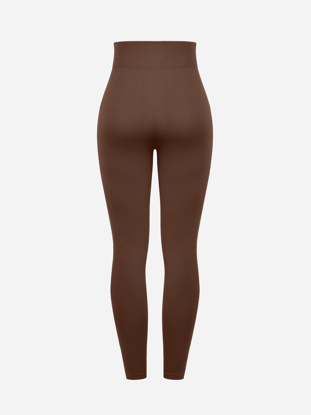Lya wears Seamless High Waisted Yoga Leggings for Tummy Control and Leg Sculpting