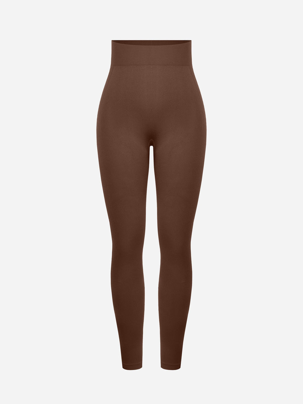 Lya wears Seamless High Waisted Yoga Leggings for Tummy Control and Leg Sculpting