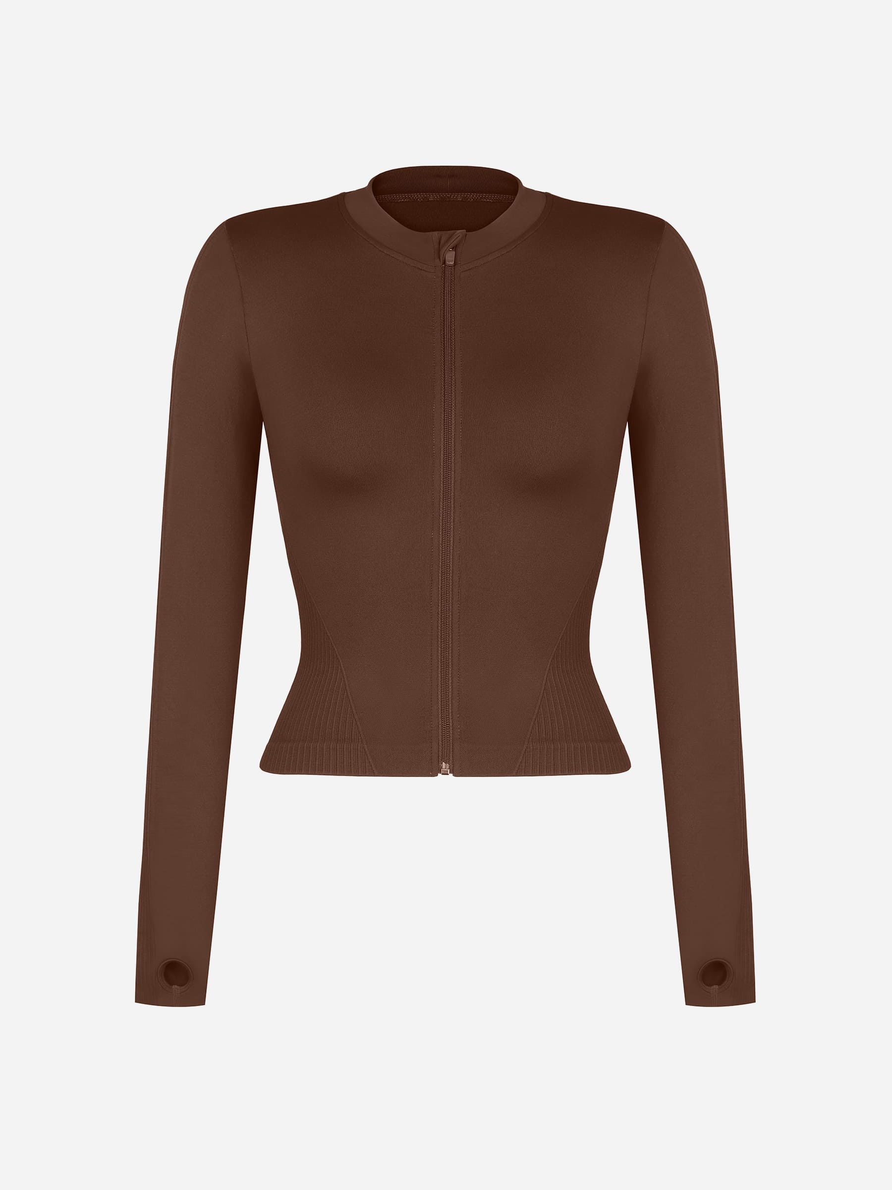 Seamless Long-Sleeve Workout Top