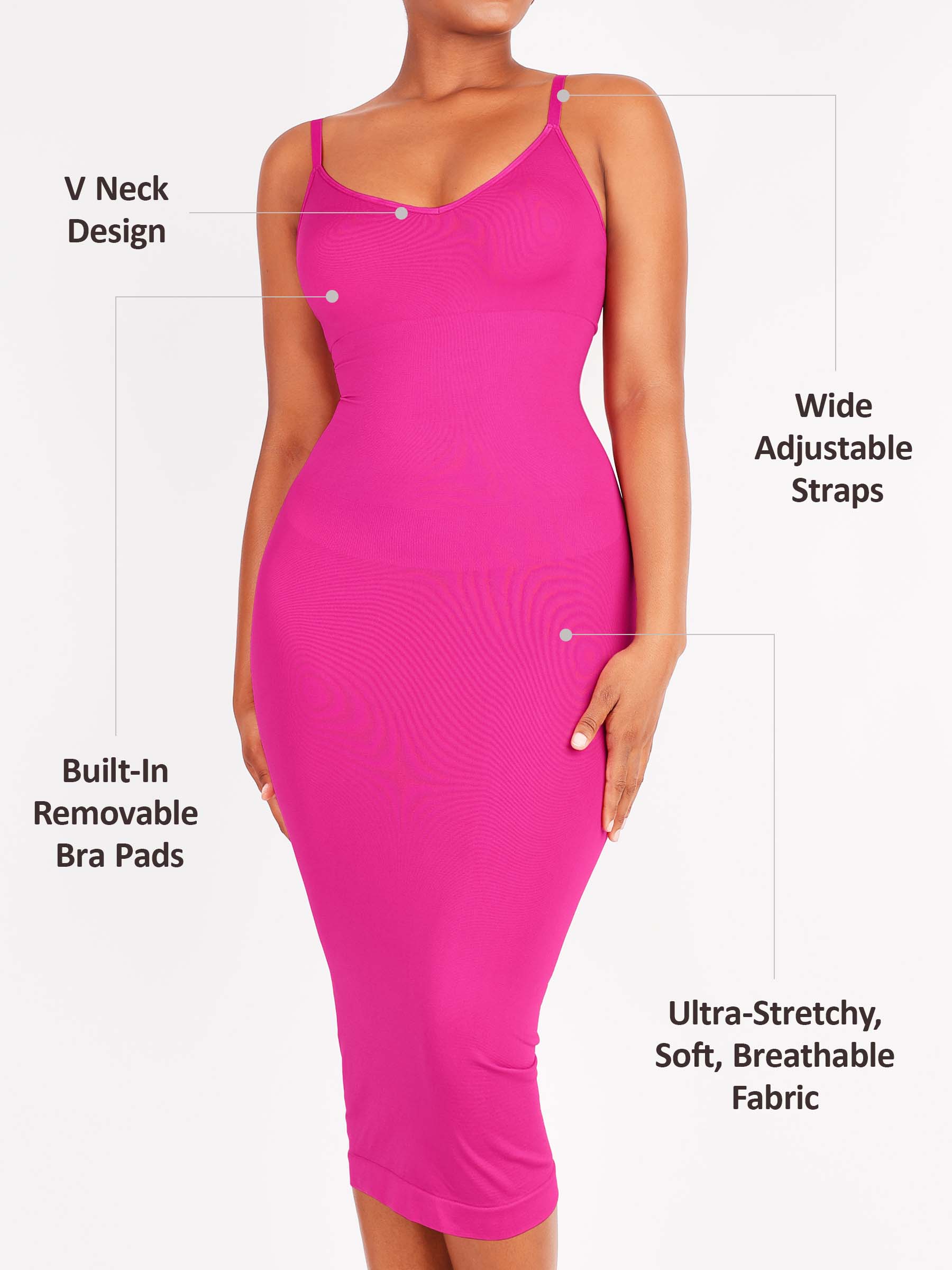 Seamless Midi Body Shaper Dress