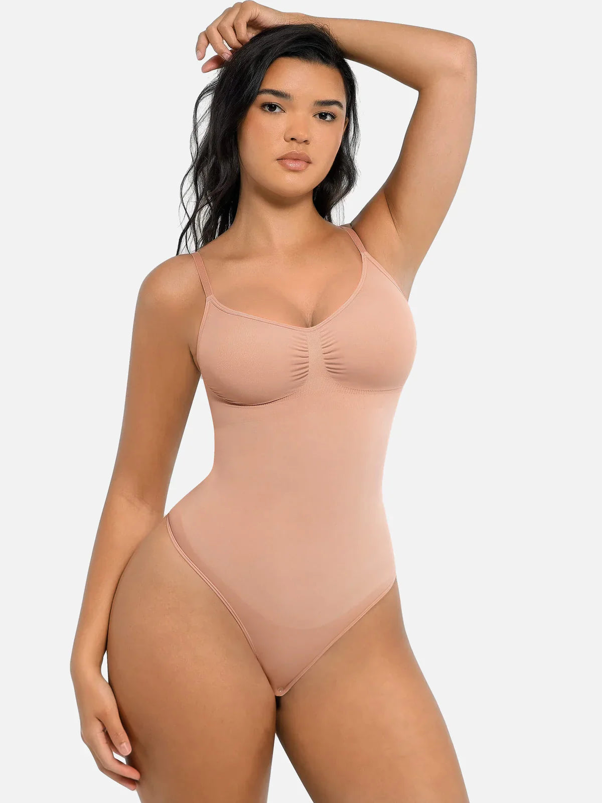 Tummy Control Seamless Thong Bodysuit