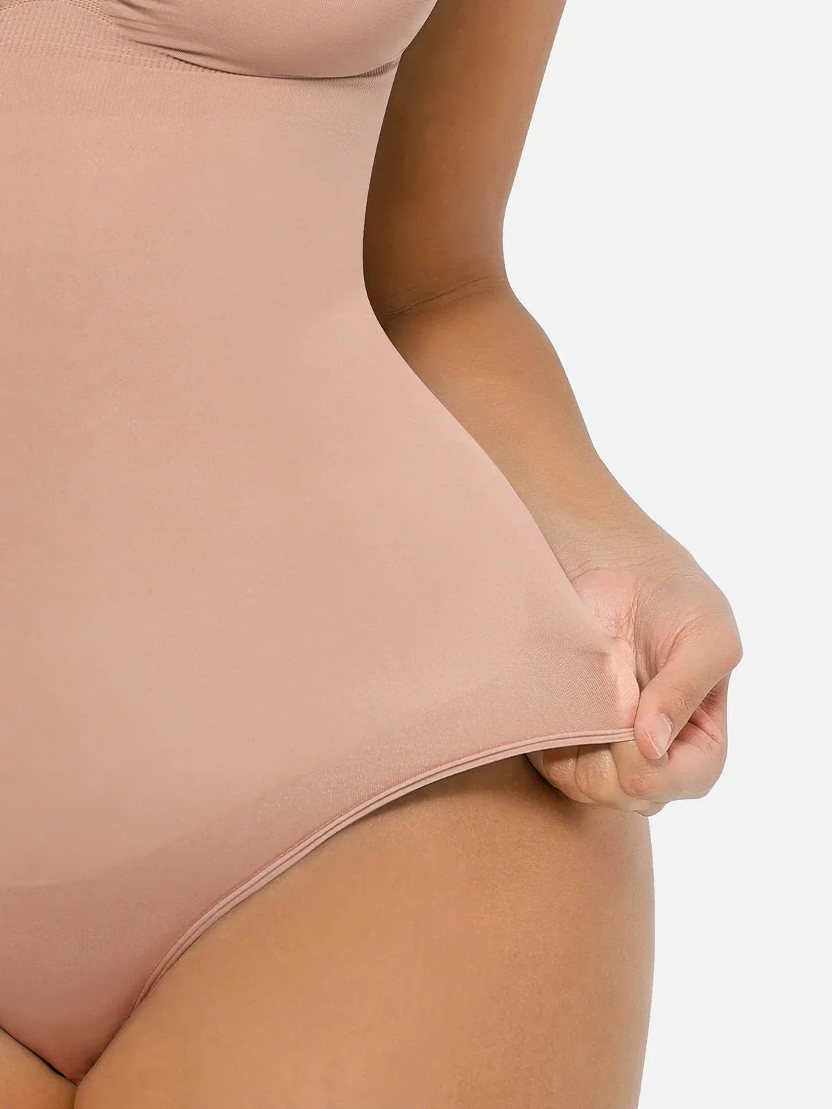 Tummy Control Seamless Thong Bodysuit