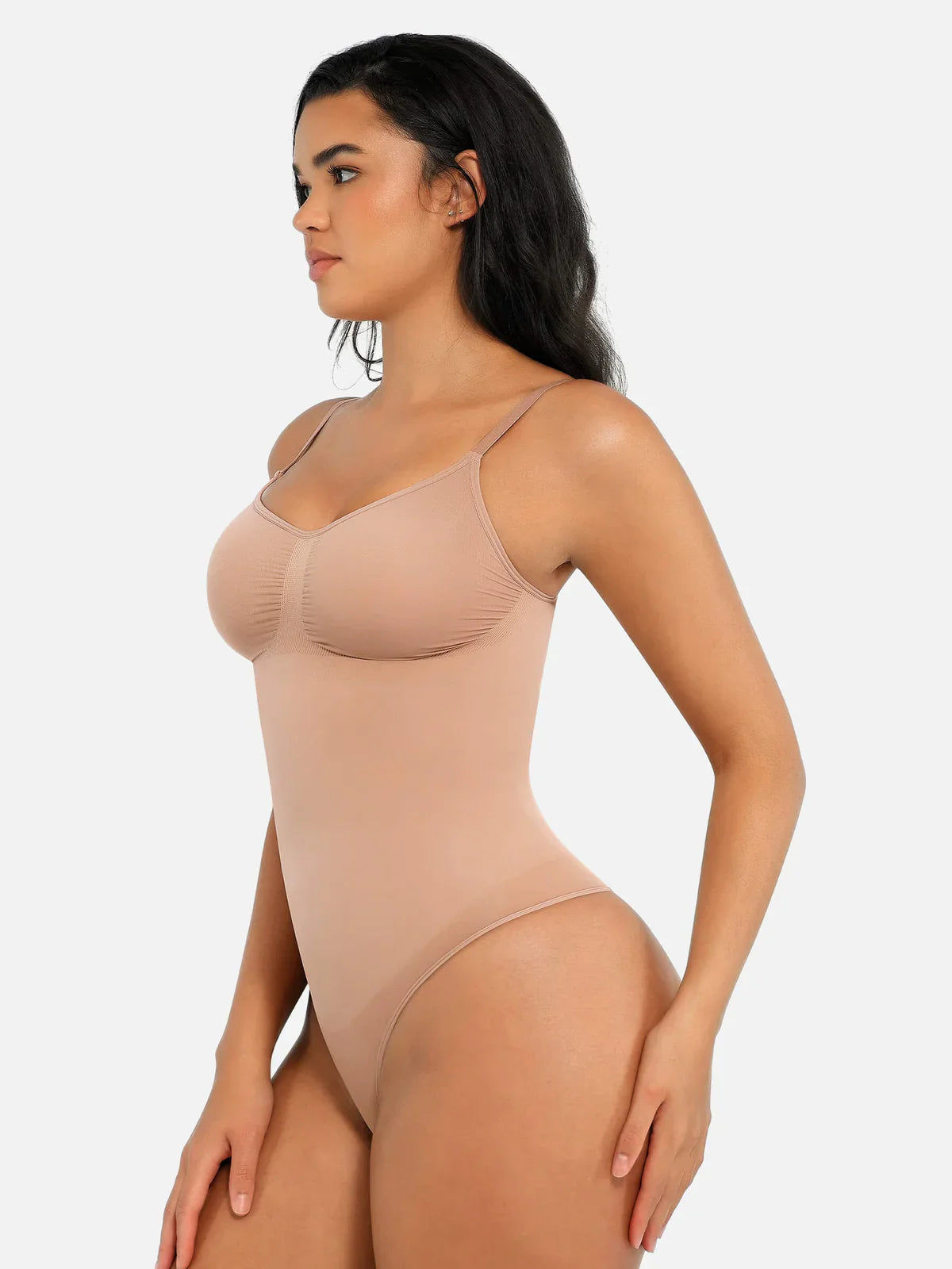 Tummy Control Seamless Thong Bodysuit