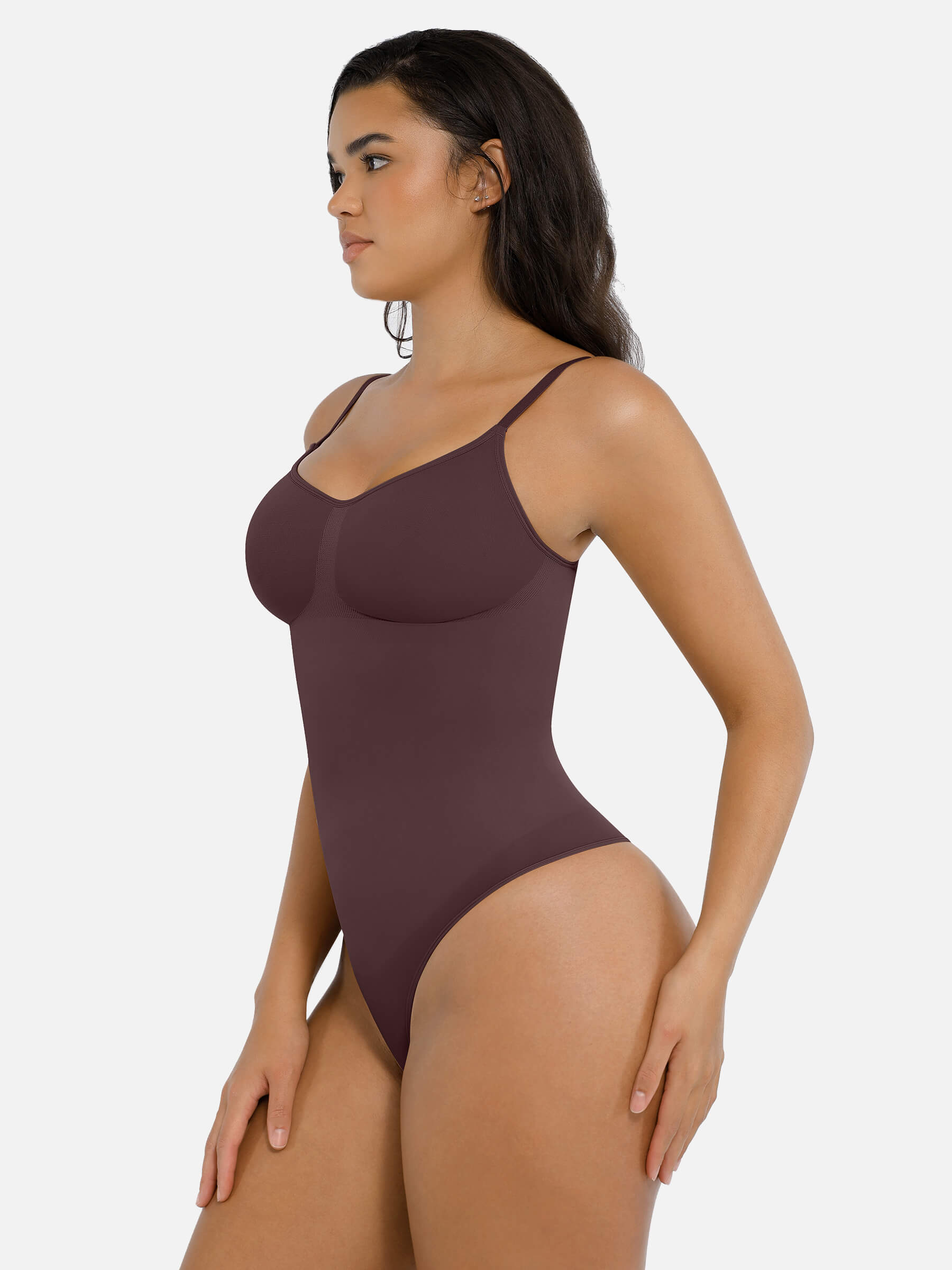 Tummy Control Seamless Thong Bodysuit