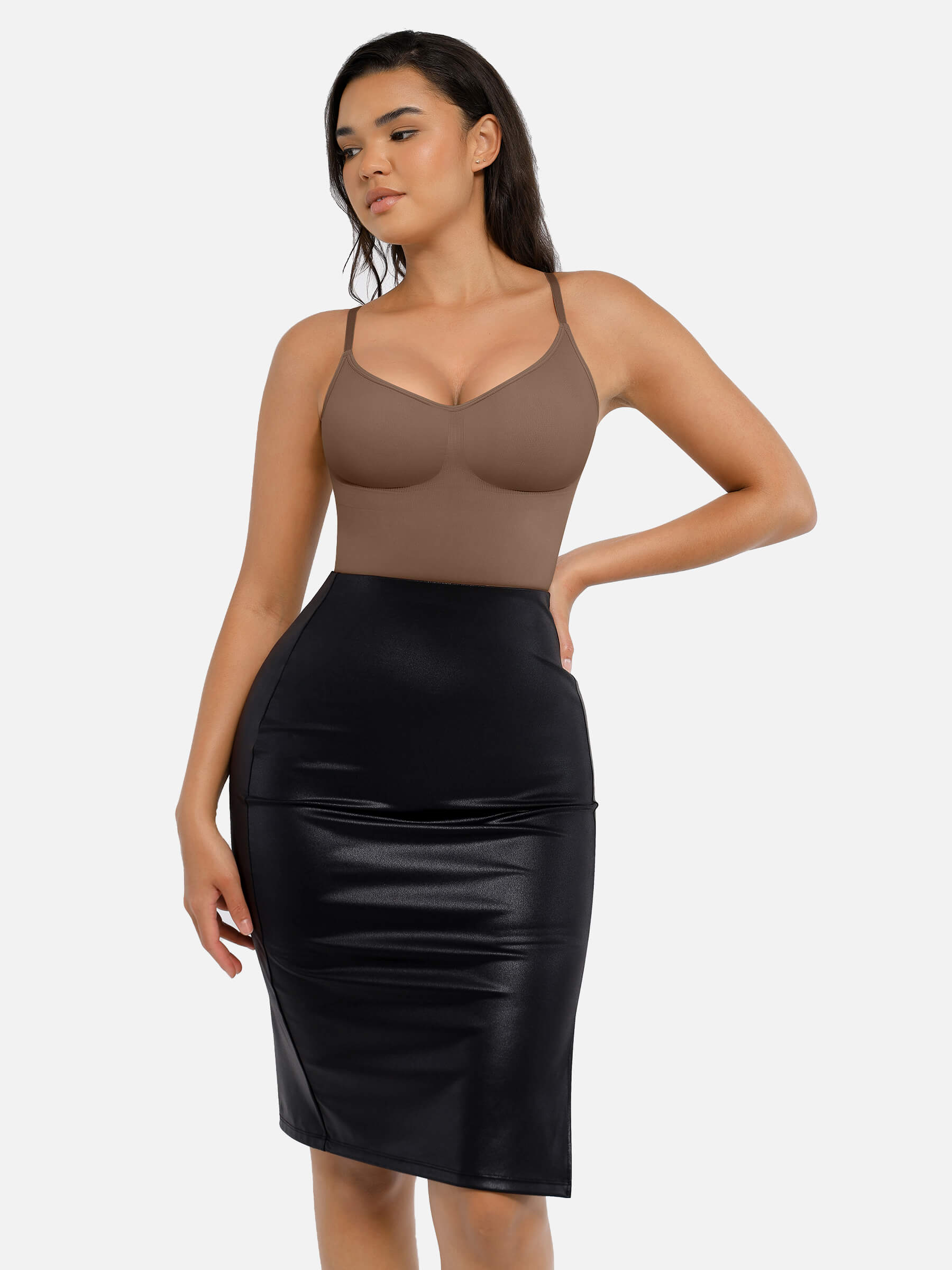Tummy Control Seamless Thong Bodysuit