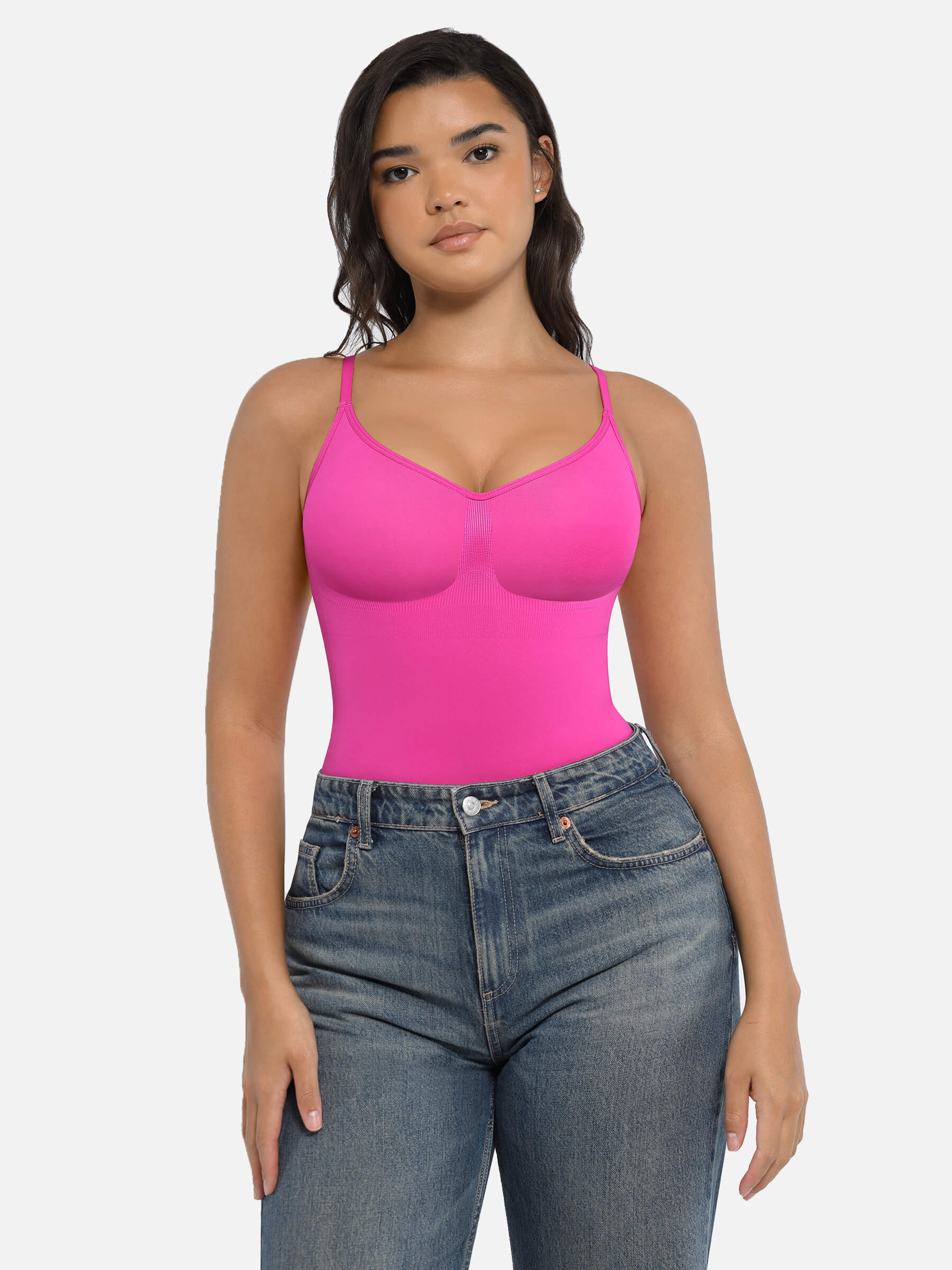 Tummy Control Seamless Thong Bodysuit