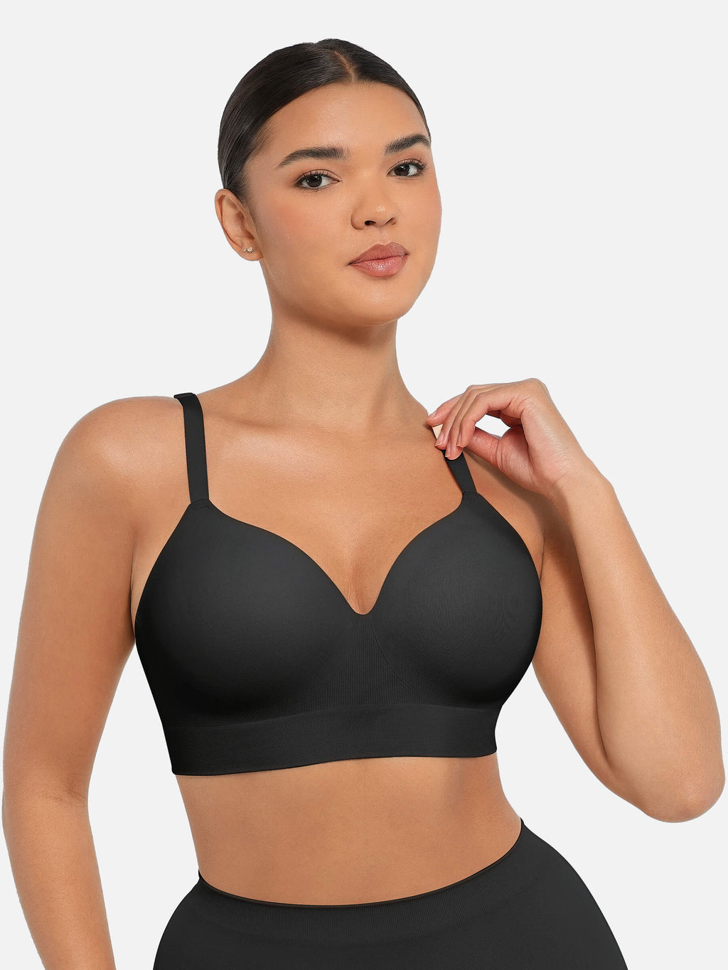 Wireless Push-Up Seamless Comfort Full Coverage Bra