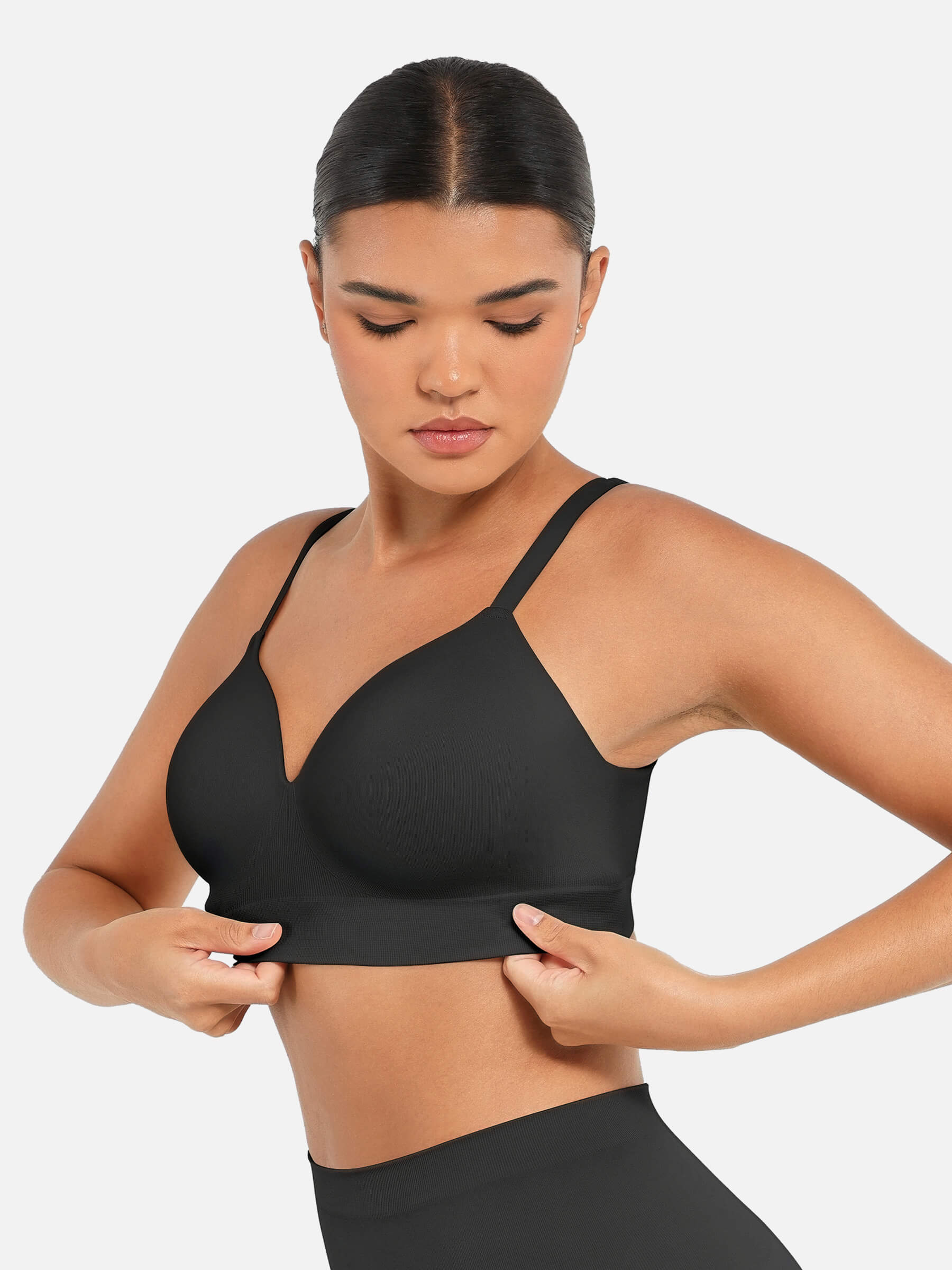 Wireless Push-Up Seamless Comfort Full Coverage Bra
