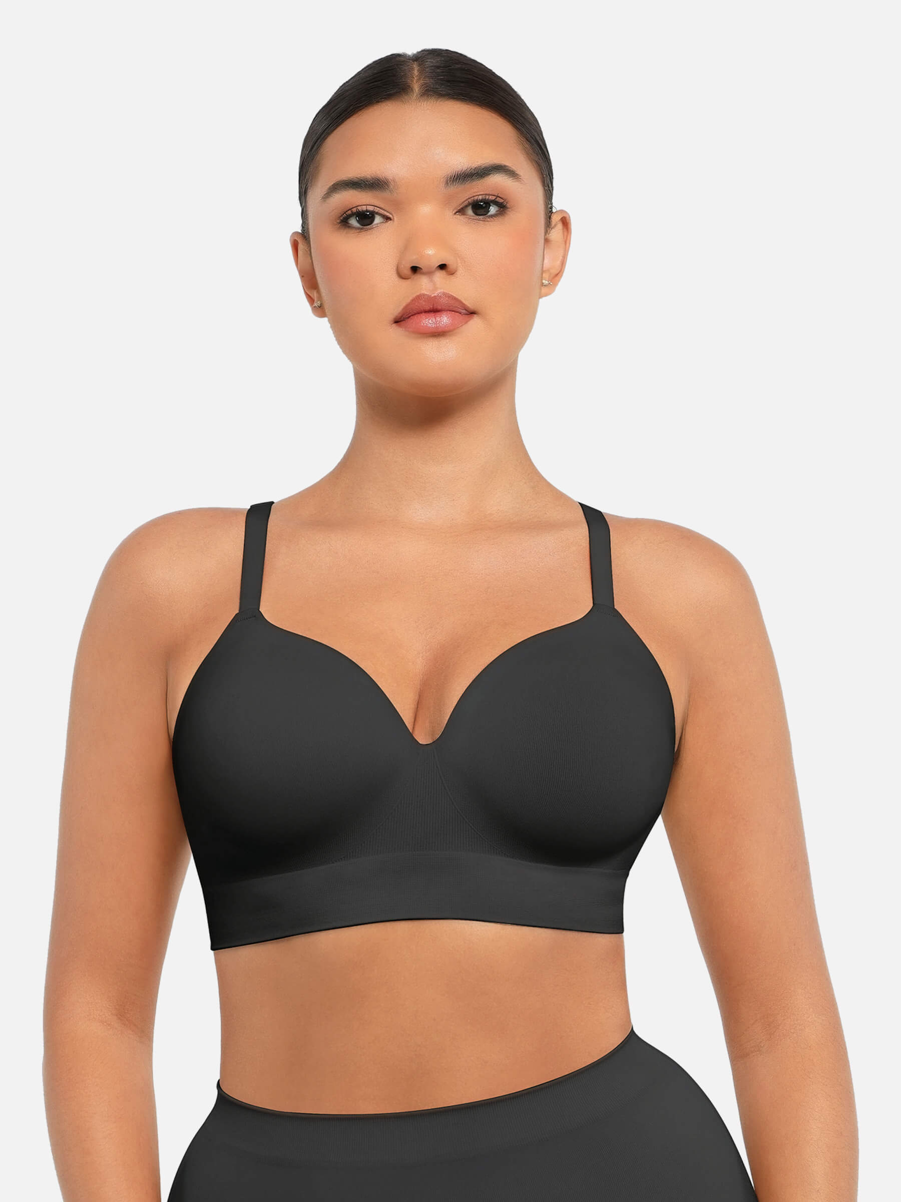 Wireless Push-Up Seamless Comfort Full Coverage Bra