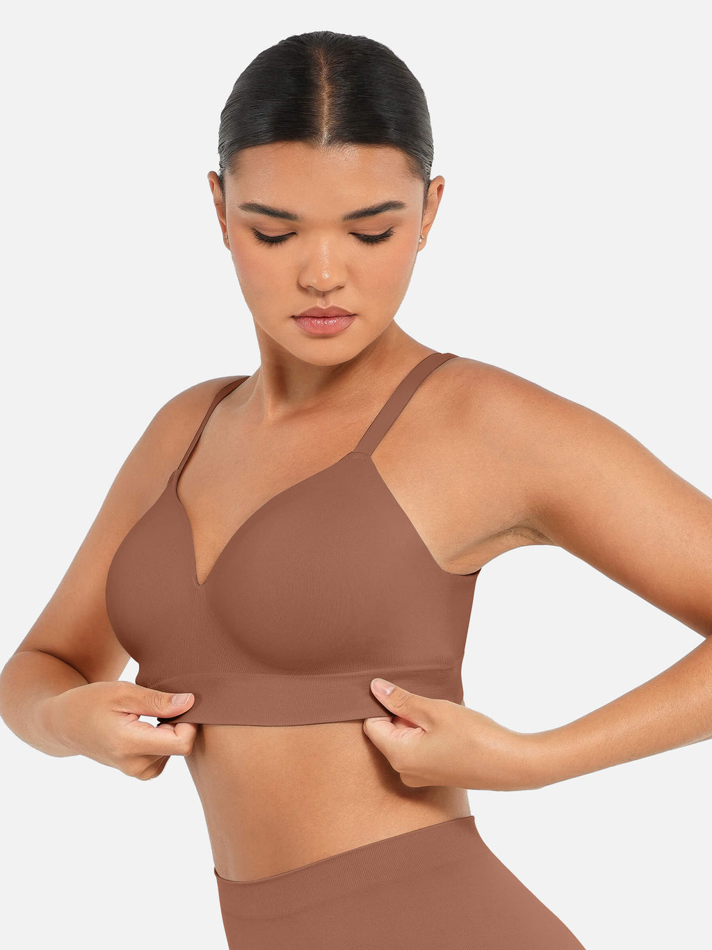 Wireless Push-Up Seamless Comfort Full Coverage Bra