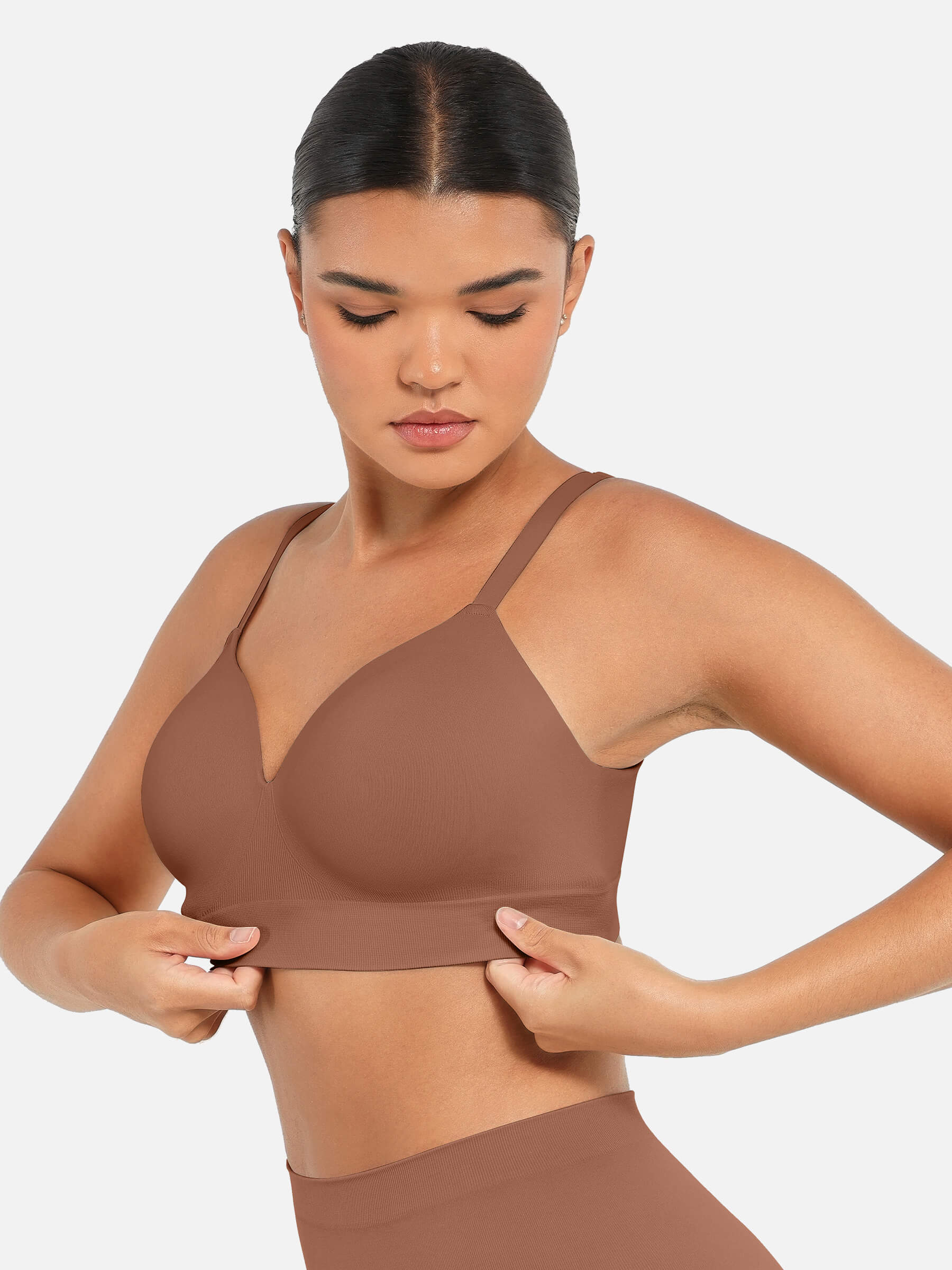 Wireless Push-Up Seamless Comfort Full Coverage Bra