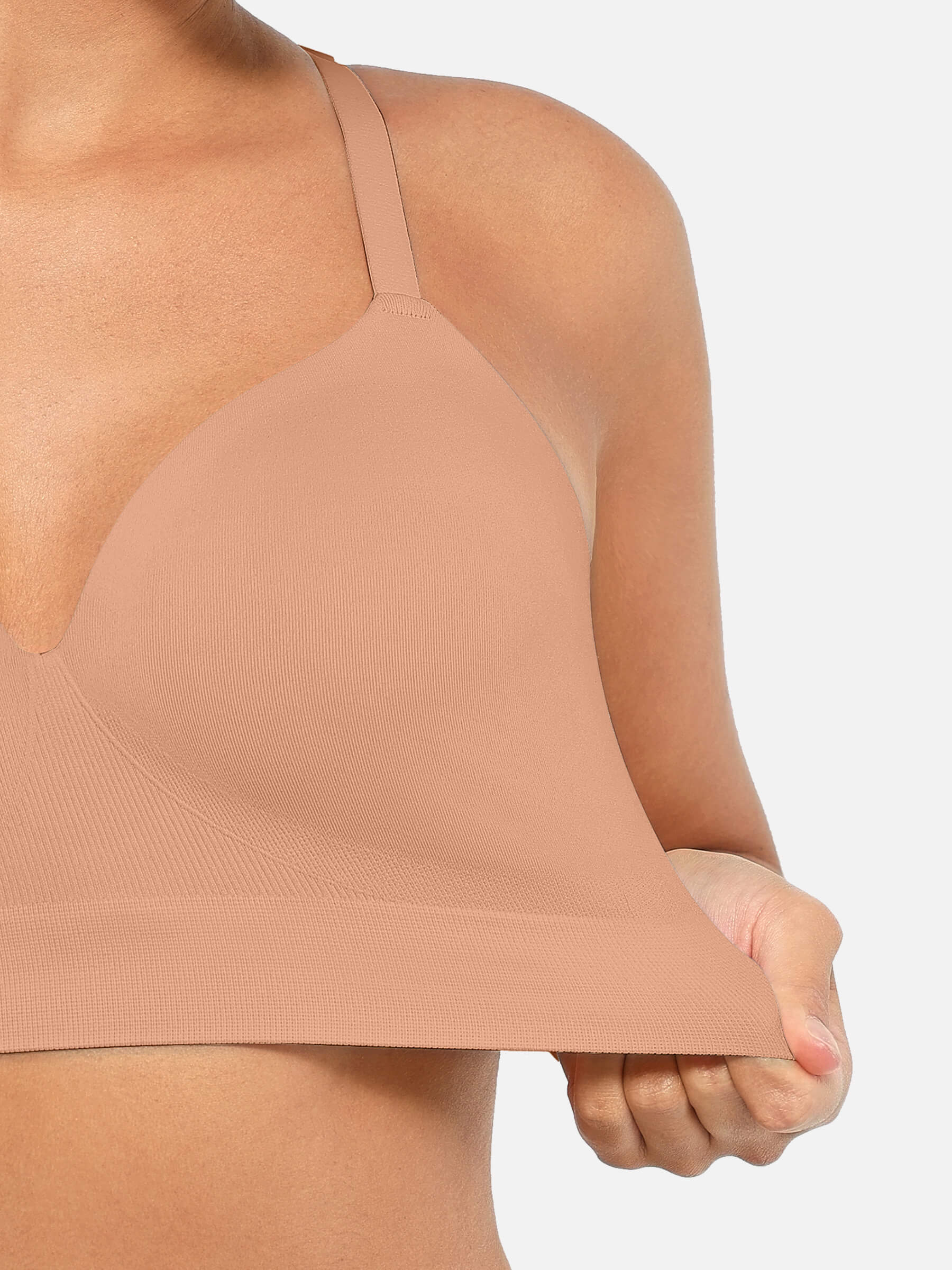 Wireless Push-Up Seamless Comfort Full Coverage Bra