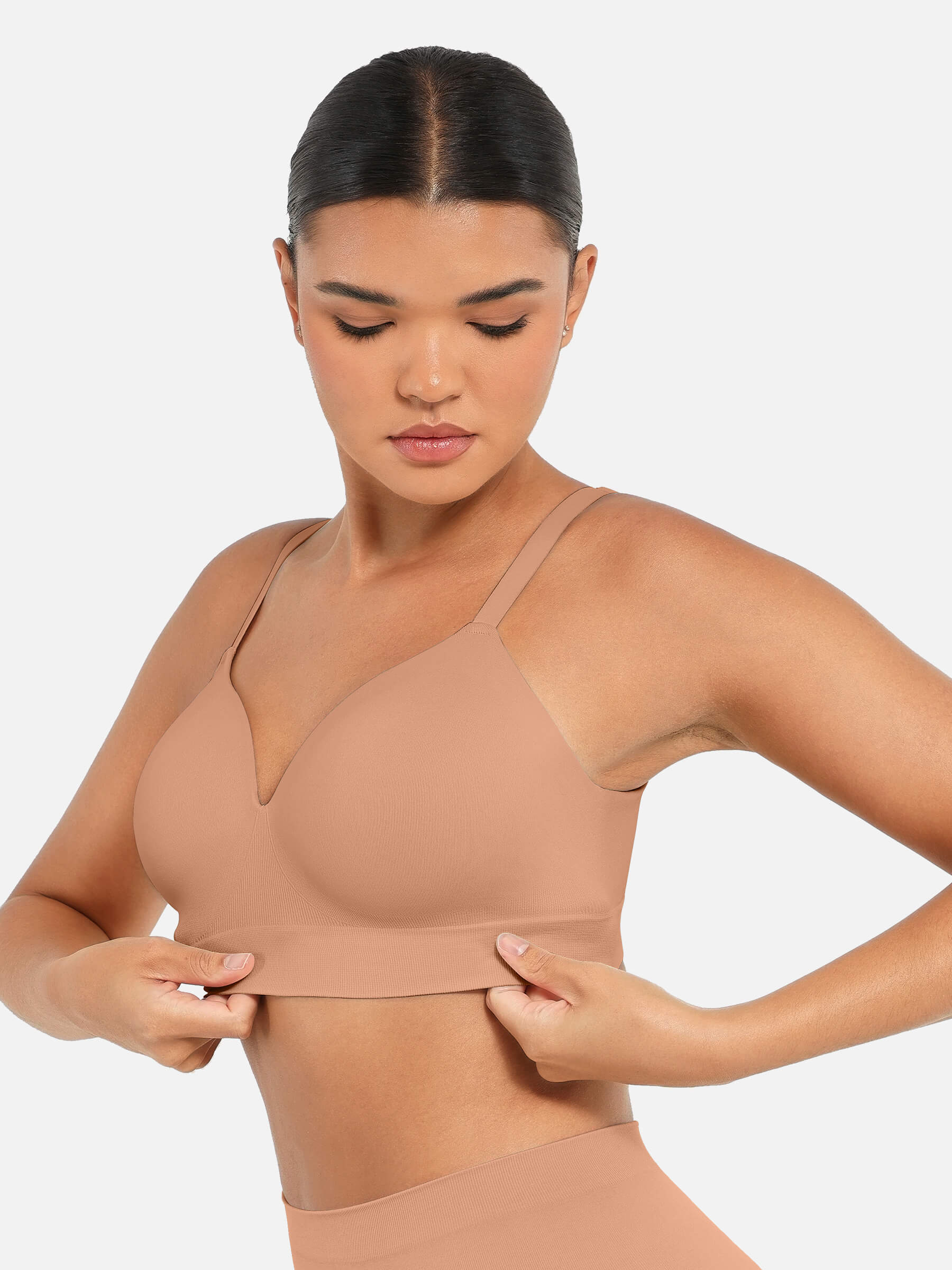 Wireless Push-Up Seamless Comfort Full Coverage Bra