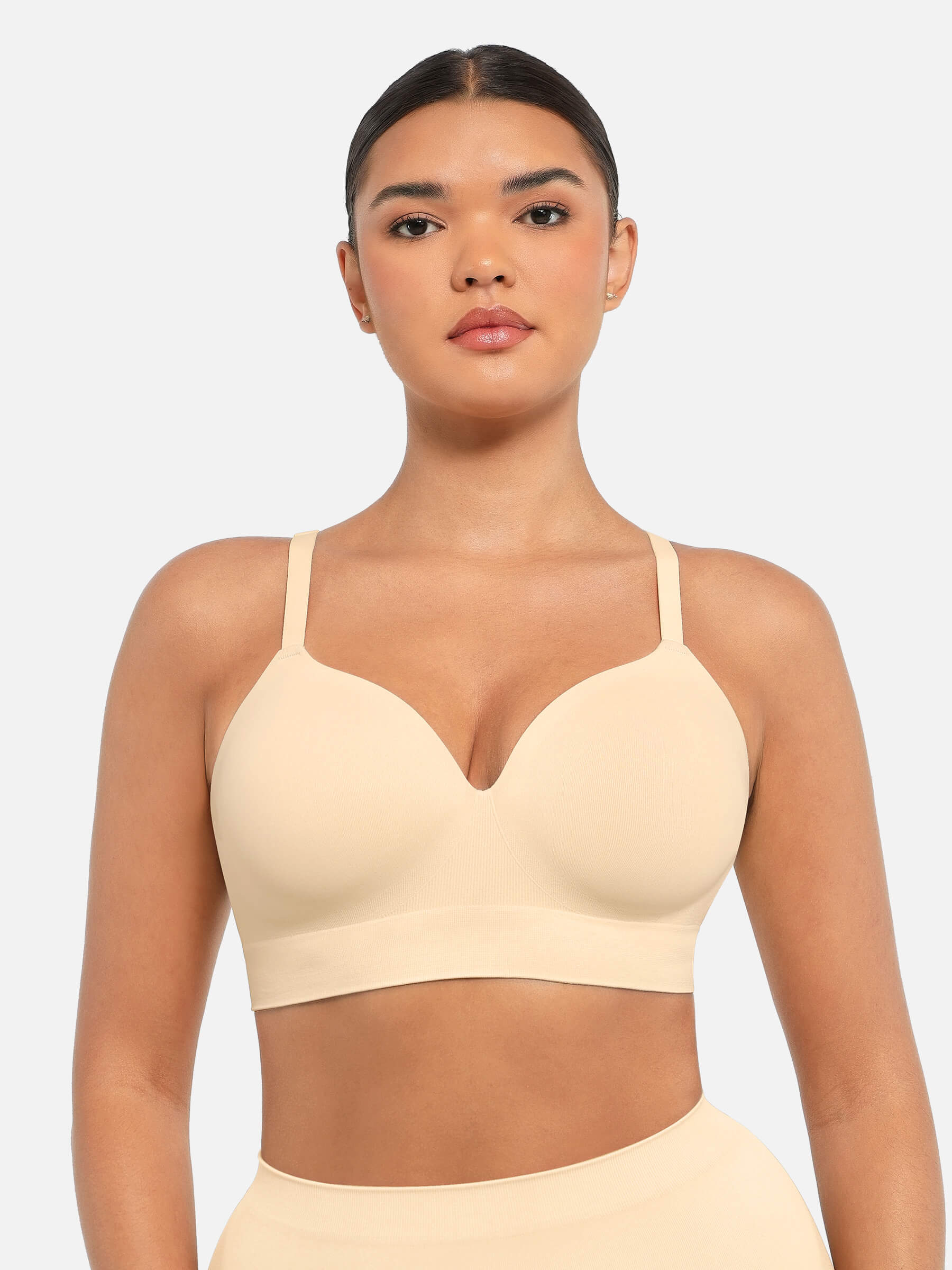 Wireless Push-Up Seamless Comfort Full Coverage Bra