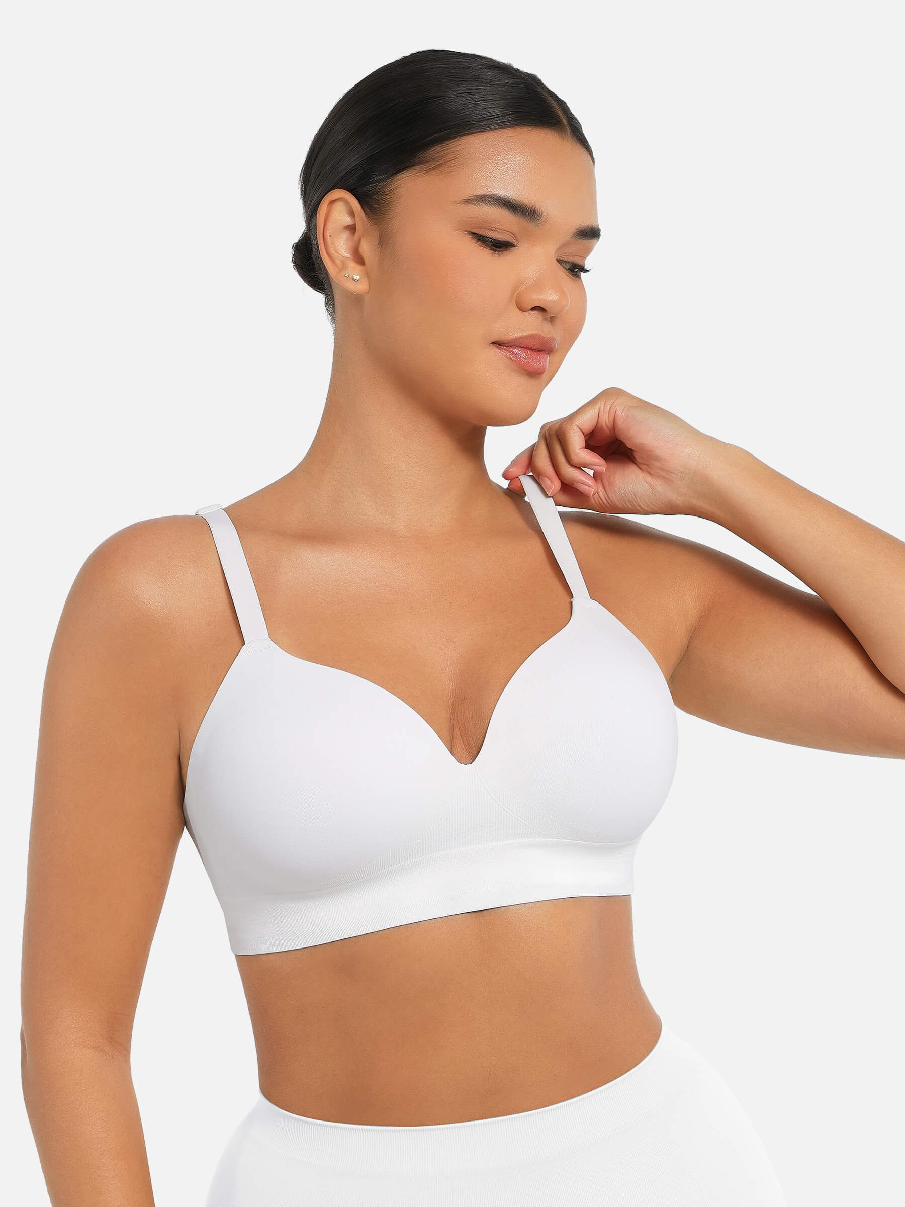 Wireless Push-Up Seamless Comfort Full Coverage Bra