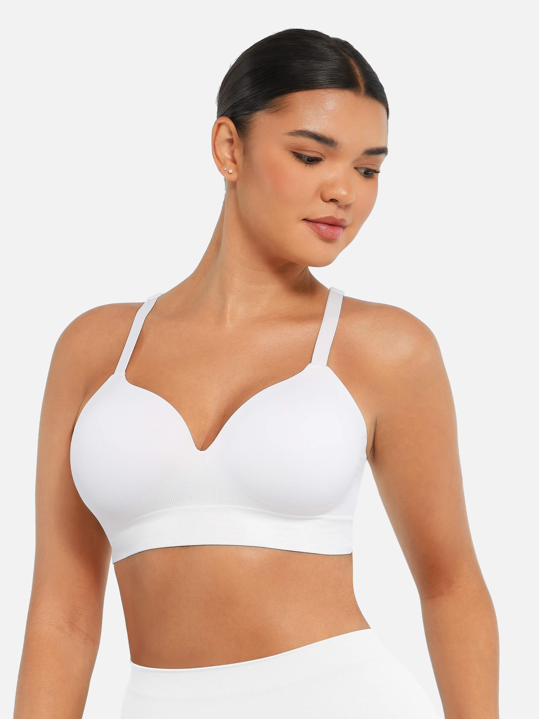 Wireless Push-Up Seamless Comfort Full Coverage Bra