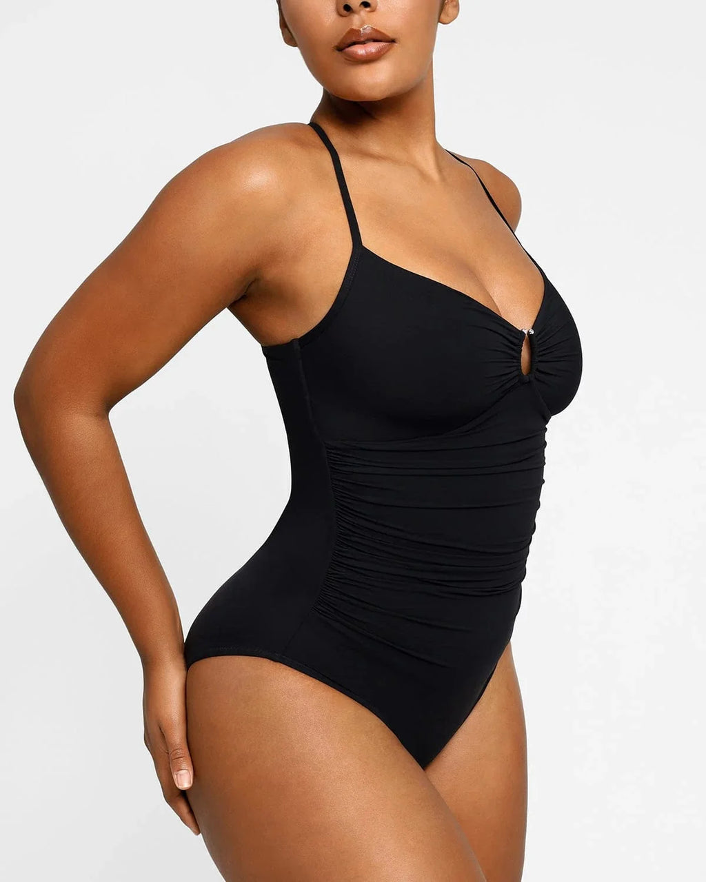 lyawears Smart Sculpt™ U-Ring Cut Out Shaping Swimsuit