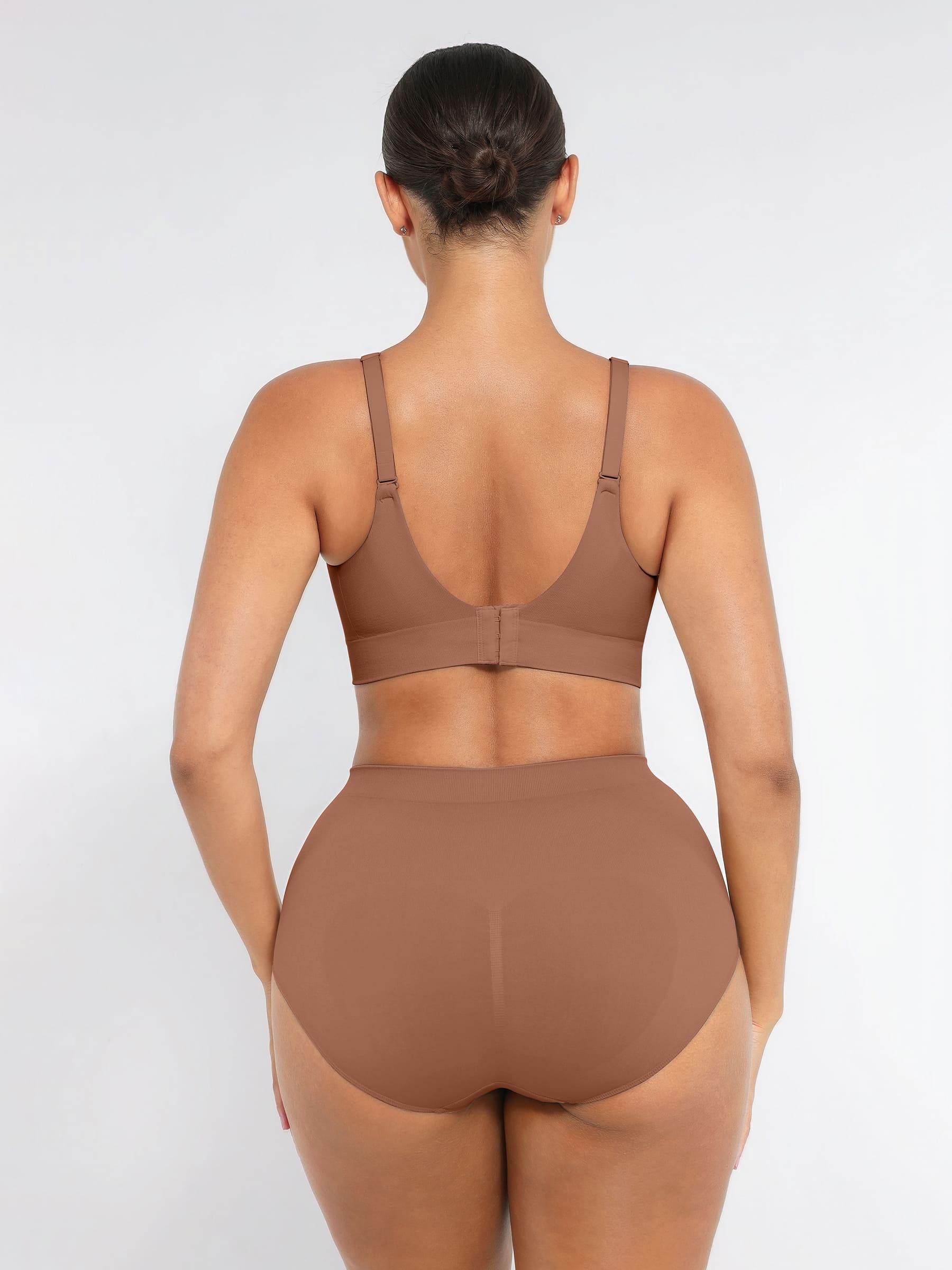 Wireless Push-Up Bra & Seamless Tummy Control Brief Set