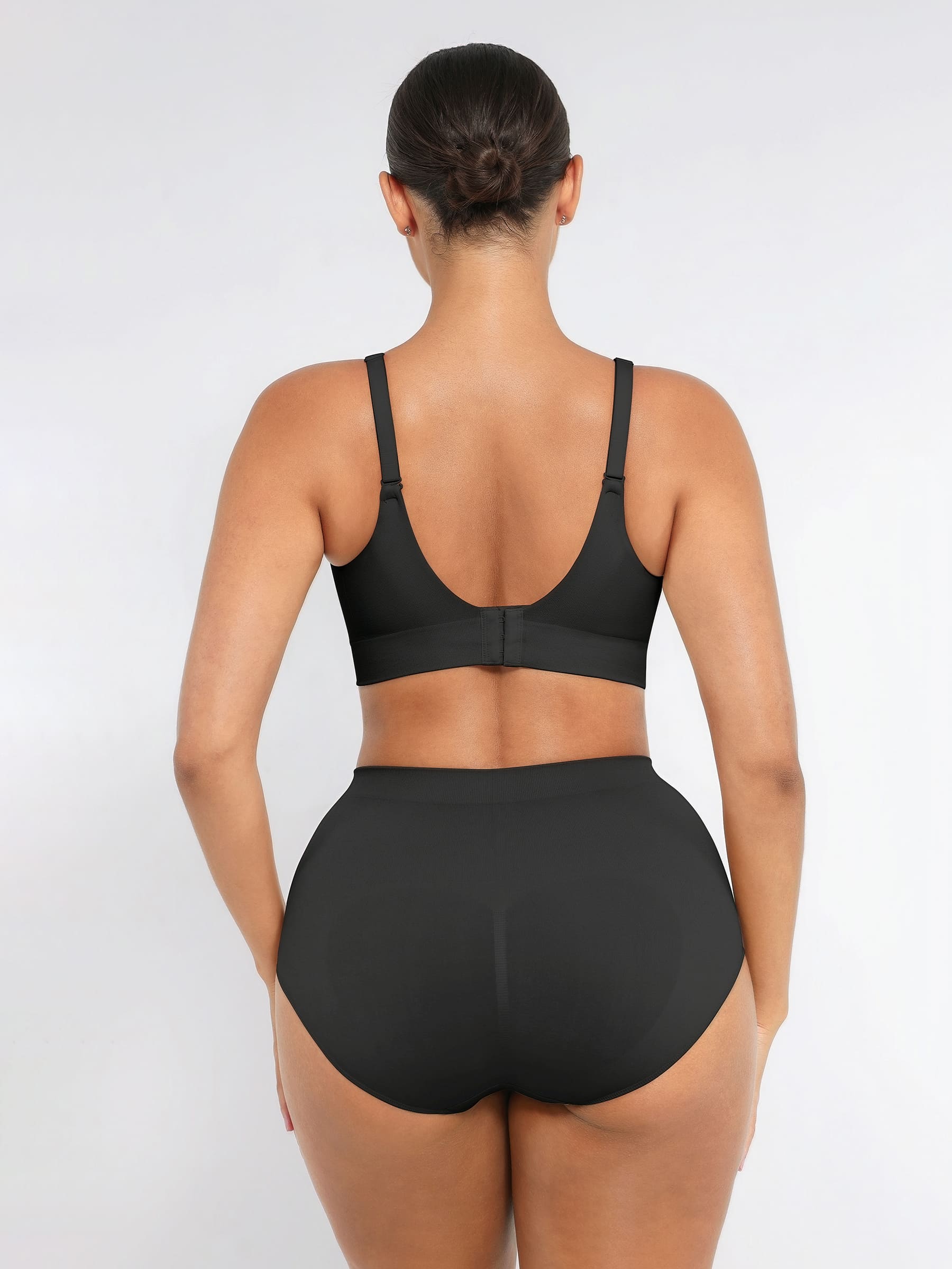 Wireless Push-Up Bra & Seamless Tummy Control Brief Set